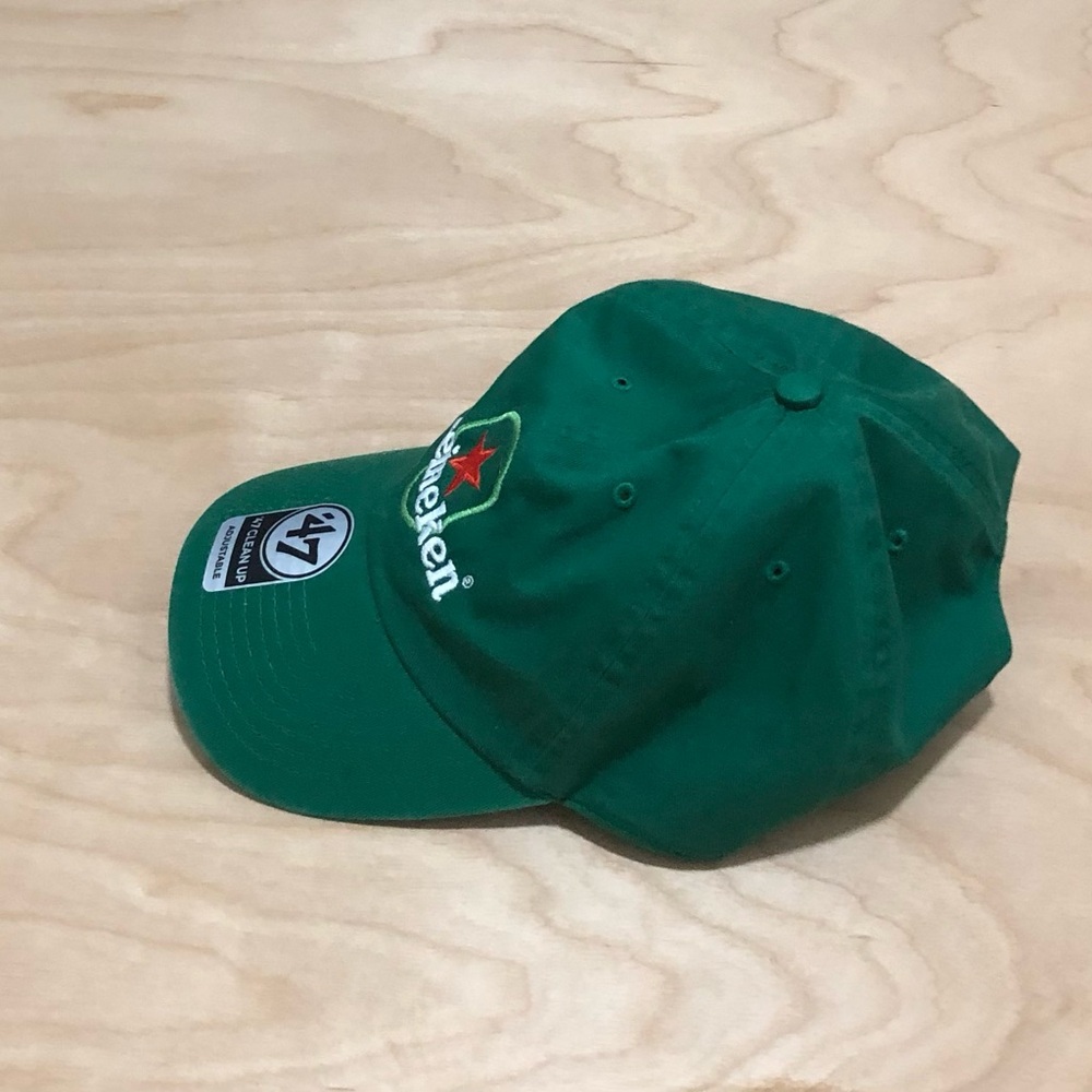 The Green Heineken 47 Hat Cap Embroidery Snap Back Adjustable Mens One Size